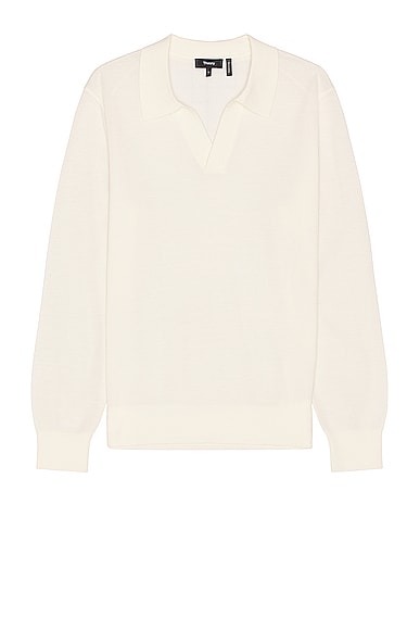 Theory Briody Sweater in Ivory