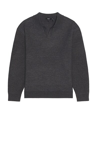 Boiled Merino Long Sleeve Jonny Collar