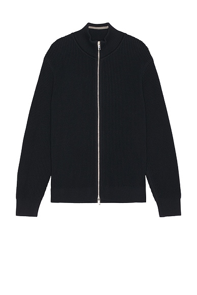 Theory Gary Sweater Jacket in Baltic Force Grey