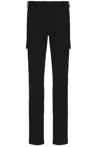 Theory Zaine Neoteric Twill Trousers In Black