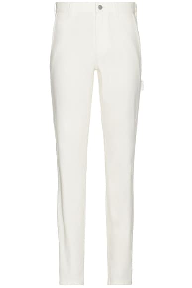 Theory Zaine Carpenter Pants in Ivory