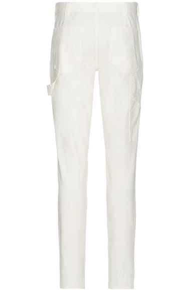 Shop Theory Zaine Carpenter Pants In Ivory