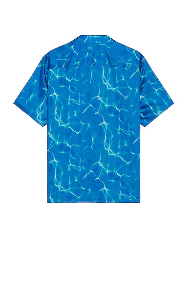 Shop Theory Beau Shirt In Sail Blue Multi