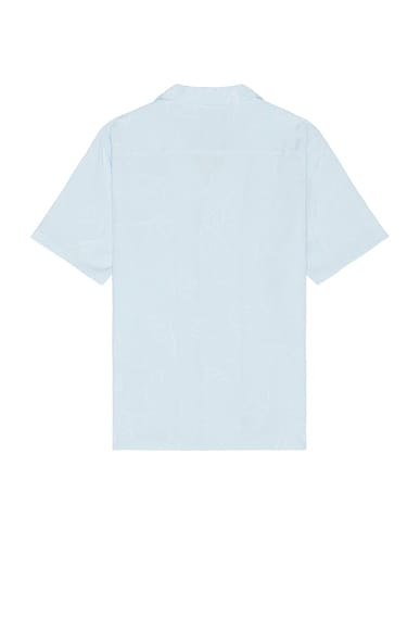 Shop Theory Irving Short Sleeve Shirt In Skylight Multi