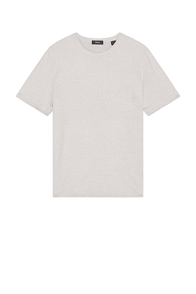 Theory Anemone Essential Tee in Grey Multi