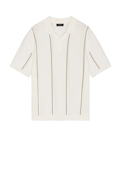 Short Sleeve Stripe Polo