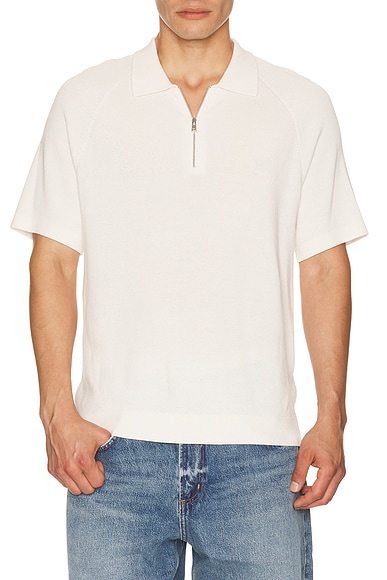 Short Sleeve Zip Polo