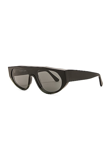 Shop Thierry Lasry Kanibaly Sunglasses In Black