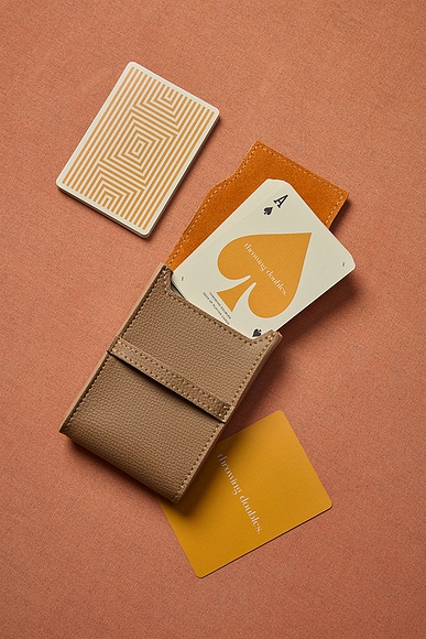 for FWRD The Riviera Leather Playing Card Set