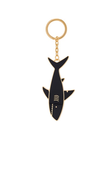 Thom Browne Shark Keyring in Navy FWRD