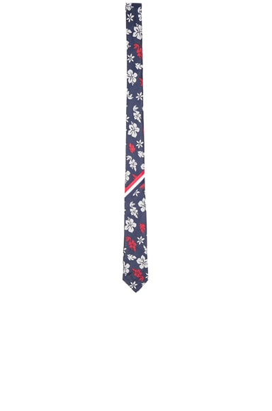 Hibiscus Silk Tie