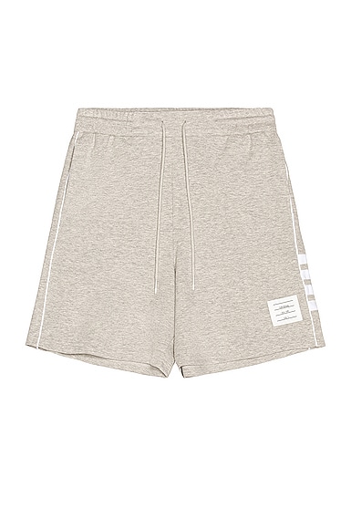 Thom Browne Track Shorts In Pale Grey