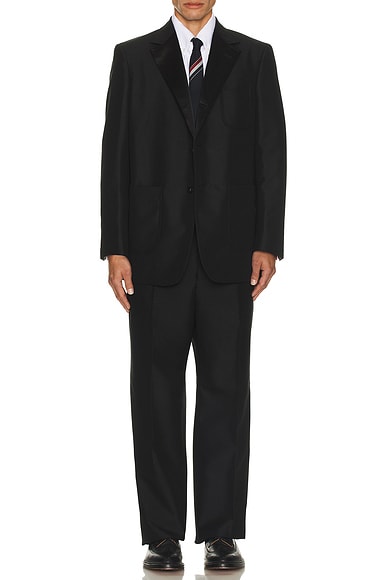 Unstructured Soft Shoulder Patch Blazer