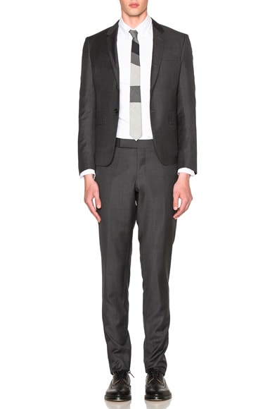 High Armhole Twill Suit