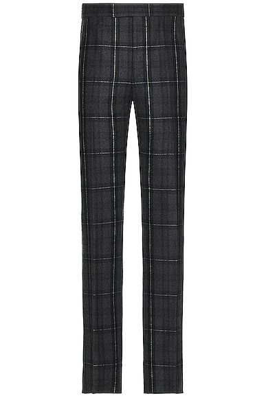 Thom Browne Fit 1 Backstrap Trouser in Charcoal