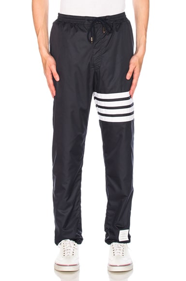 Ripstop Zip Up Pants with Cotton Eyelet Mesh