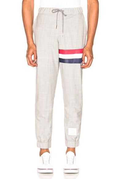 Striped Wool Sweatpants