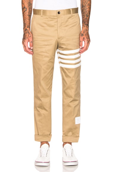Cotton Twill Unconstructed Chino Cropped