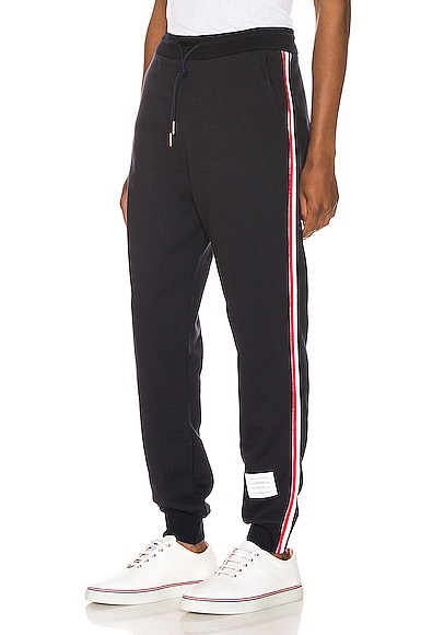 Black Nike Double Stripe Track Pants