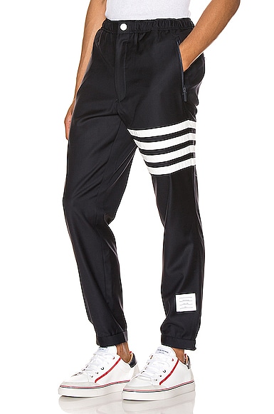 Snap Front Elastic Track Trouser