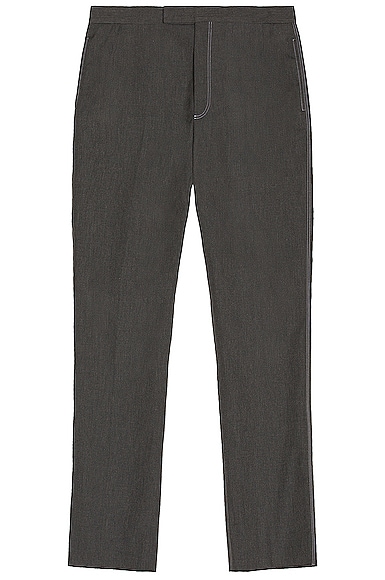 Thom Browne Backstrap Trouser In Medium Grey