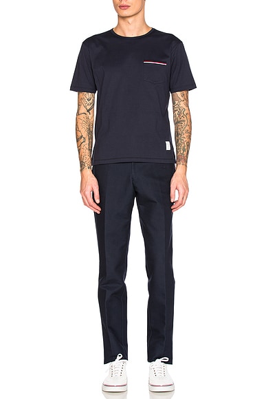 Jersey Cotton Short Sleeve Pocket Tee