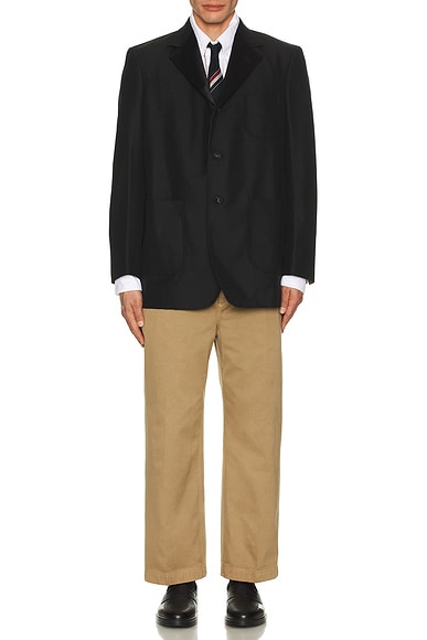 Straight Fit Button Down Long Sleeve Shirt