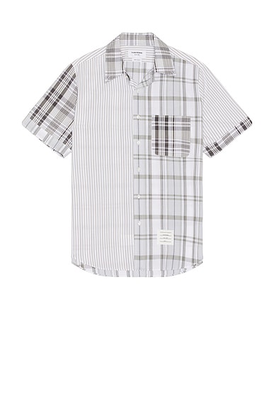 Straight Fit Fun Mix Button Down