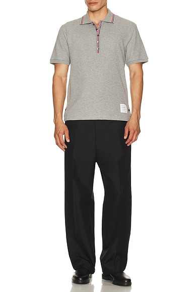 Short Sleeve Rib Polo