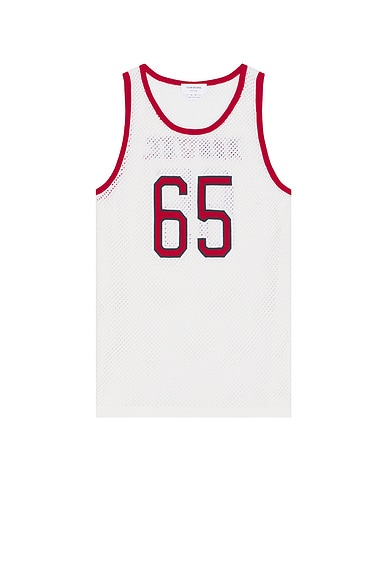 Athletic Cashmere Mesh Basketball Jersey