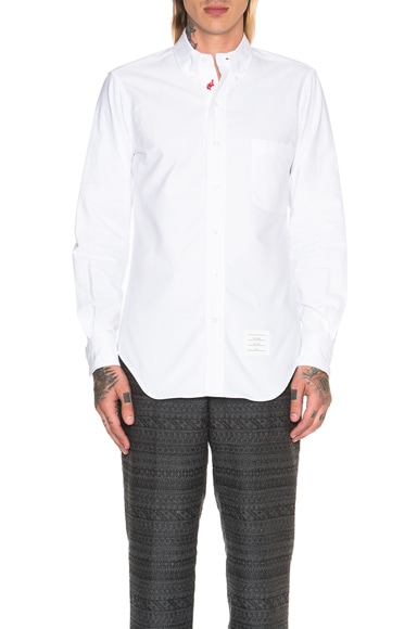 Whale & Turtle Embroidered Placket Shirt
