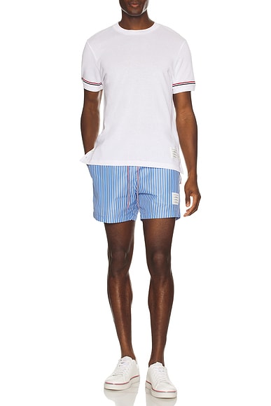 Pinstripe Swim Short