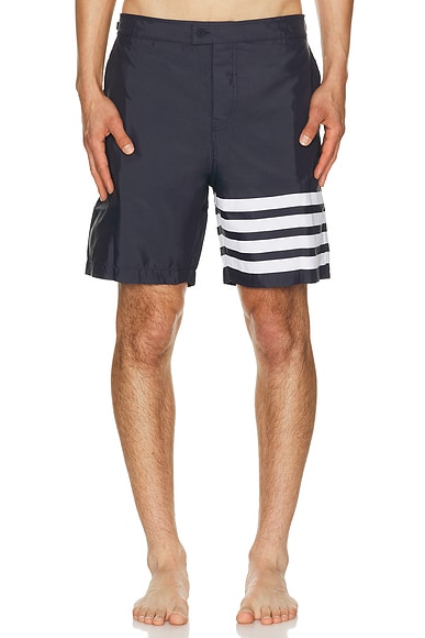 Button Front Board Short