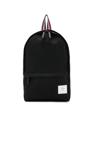 Nylon Tech Backpack with Intarsia Stripe