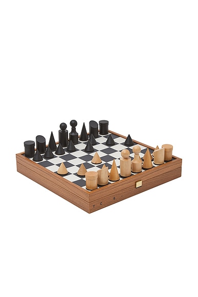 The Conran Shop Milos Chess Set in Black & White