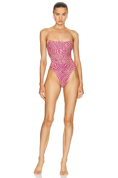Tropic Of C The C Swimsuit In Le Tigre Coral