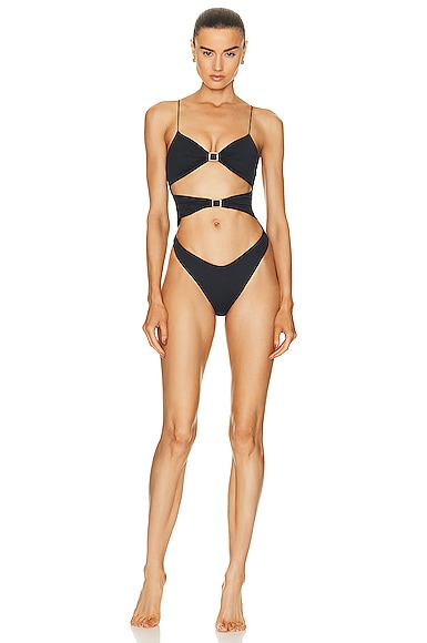 TROPIC OF C FRONT CUTOUT ONE PIECE SWIMSUIT