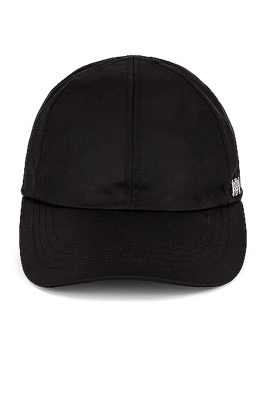 Totême Double Wool And Cashmere-blend Baseball Cap In Black
