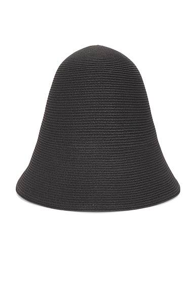 Toteme Paper Sun Hat in Black