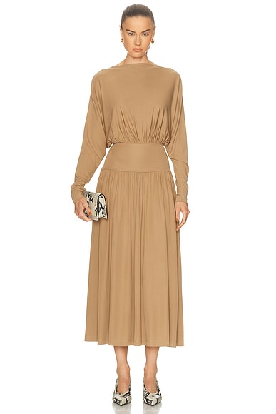 Boatneck Jersey Dress