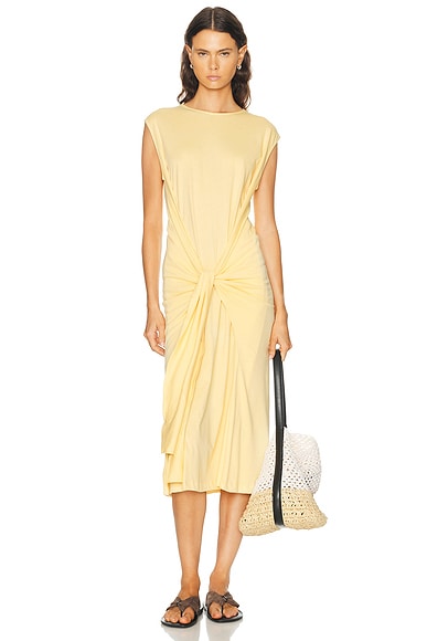 Tie Waist Jersey Dress