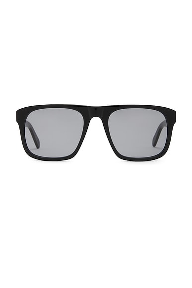 Toteme Navigator Sunglasses in Black