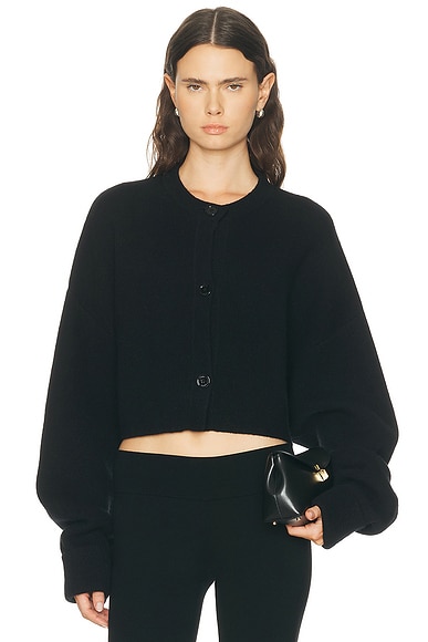 Cropped Oversized Cardigan