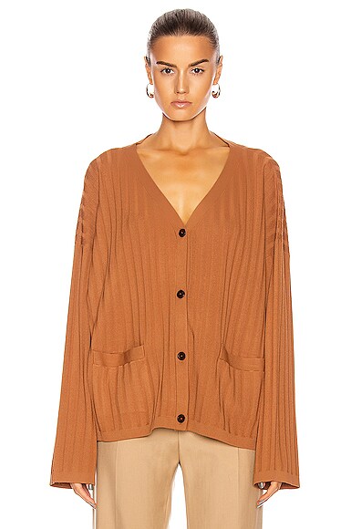 TOTÊME VINCI RIB CARDIGAN