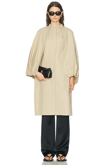 Detachable Cape Coat