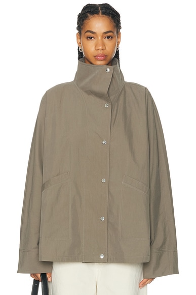 Toteme Summer Parachute Jacket in Clove