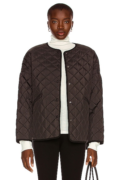 Toteme Quilted Jacket in Black
