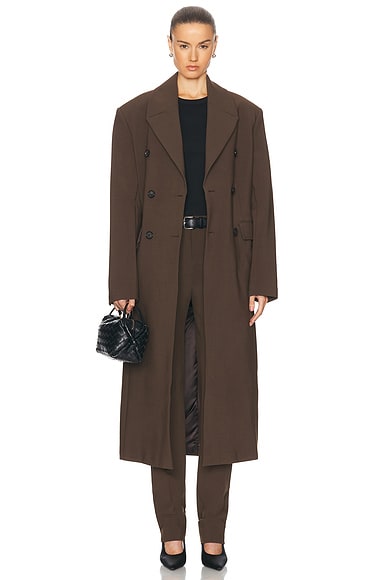 Broad Midi Coat