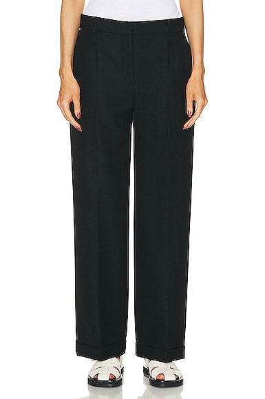 Toteme Tailored Suit Trouser in Black