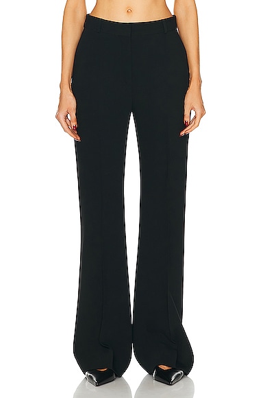 Toteme Flared Evening Trouser in Black